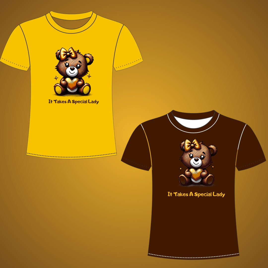 Special Lady Sparkle Bear Tee